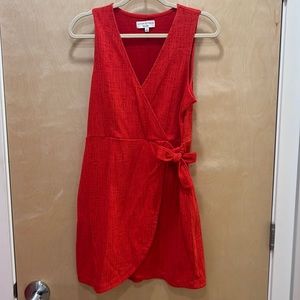 Madewell Tie Front Wrap Dress